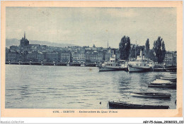 AGYP5-0496-SUISSE - GENEVE  - Embarcadere Du Quai Wilson - Genève