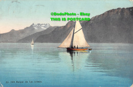 R357950 J. J. 1319. Barque Du Lac Leman. 1908 - Monde