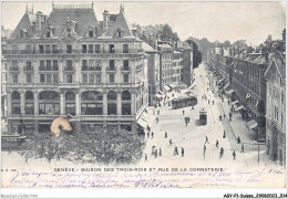 AGYP1-0008-SUISSE - GENEVE - Maison Des Trois-rois Et Rue De La Corraterie  - Genève