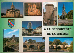 A LA DECOUVERTE DE LA CREUSE .  CP Multivues - Autres & Non Classés