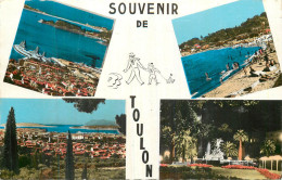 SOUVENIR  De  TOULON .  CP Multviues - Toulon