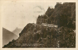 LUCHON . Chemin De Fer De Superbagnères . Grand Tournant De Mail De Soulan - Luchon