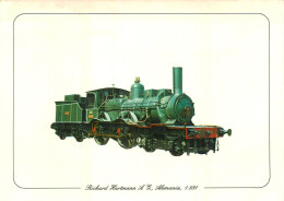 Richard HARTMANN  . Allemagne 1881 .  Locomotive - Materiaal