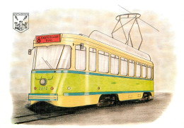 ANTWERPEN . TRAMWAY . PCC 2072  Raimette Verte Depuis 1979 ;  Groene Boomkikker - Equipo