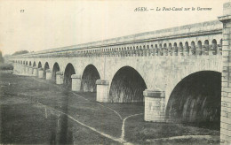 AGEN . Le Pont Canal Sur La Garonne - Agen