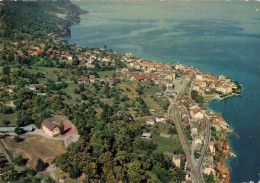 SUISSE - St Gingolph (Suisse) - Vue Générale Aérienne - Une Partie De La Ville - La Mer - Carte Postale - Saint-Gingolph