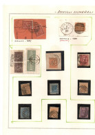 REGNO -  Lotto Di Oltre 200 FRAMMENTI Di Lettera, Dal 1887 Al 1900. Composto Da Annulli Numerali E Annulli Particolari. - Afgestempeld