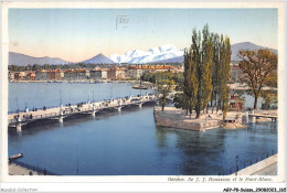 AGYP8-0794-SUISSE - GENEVE - Rousseau Et Le Mont-blanc  - Genève