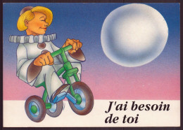 CPM Collection " Pierrot Et Colombine " J'ai Besoin De Toi - Humorous Cards