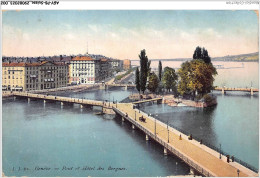 AGYP8-0712-SUISSE - GENEVE - Pont Et Hotel Des Bergues  - Genève