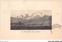 AGYP7-0637-SUISSE - GENEVE - Le Mont Blanc Depuis Genève  - Genève