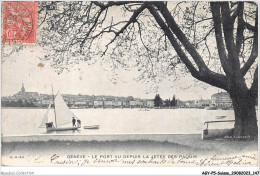 AGYP5-0503-SUISSE - GENEVE  - Le Port Vue Depuis La Jetée Des Paquis  - Genève