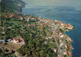 SUISSE - St Gingolph (Suisse) - Vue Générale Aérienne - Une Partie De La Ville - La Mer - Carte Postale - Saint-Gingolph