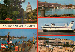 BOULOGNE Sur MER . CP Multivues - Boulogne Sur Mer