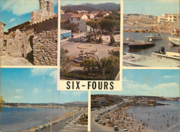 SIX FOURS LA PLAGE . CP Multivues - Six-Fours-les-Plages