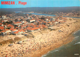 MIMIZAN PLAGE . Vue Générale Aérienne . La Plage Nord - Mimizan Plage