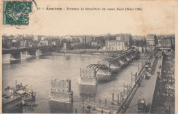 Asnières.  Travaux De Démolition Du Vieux Pont ( Mars 1906 ) - Asnieres Sur Seine