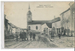 CPA - Rue Principale - Guerre 14-18 - Azeraille (54) - Autres & Non Classés