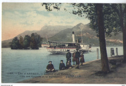 LAC D'ANNECY - DEPART D'UN BATEAU - E0091 * - Annecy