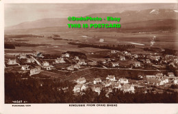 R358144 Kingussie From Craig Bheag. Panorama View. Valentine. X. L. Series. RP - World