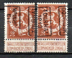 2241 Voorafstempeling Op Nr 109 - TOURNAI 1913 DOORNIJK - Positie A & B - Rollenmarken 1910-19