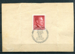 POLOGNE - Gouvernement Général - KRAKAU - 26.X.43 - Vier Jahre Generalgouvernement - General Government