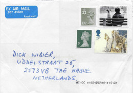 Postzegels > Europa > Groot-Brittannië > 1952-2022 Elizabeth II >brief Met 4 Postzegels (17530) - Lettres & Documents