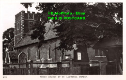 R358178 Morden. Parish Church Of St. Lawrence. Charles Skilton. RP - World