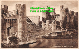 R358188 Conway Castle And Bridge. Postcard - Monde