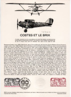 - Document Premier Jour COSTES ET LE BRIX 12.9.1981 - - Vliegtuigen