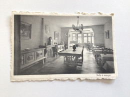 Carte Postale Ancienne Beaumont Hôtel Charles Quint Salle à Manger - Beaumont