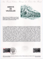 - Document Premier Jour L'ABBAYE DE VAUCELLES - LES RUES DES VIGNES 19.9.1981 - - Abbayes & Monastères