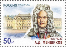 2023 3386A Russia 350th Birth Anniversary Of A. Menshikov MNH - Nuovi