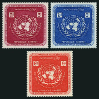 Cambodia 278-280,MNH.Michel 321-323. UN Economic Commission ECAFE,1972. - Kambodscha