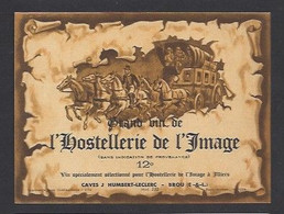 Etiquette Vin De Table  -   Hôstellerie De L'Image  à  Illiers  (28) - Autres & Non Classés
