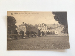 Carte Postale Ancienne Beloeil Vue Générale De La Grande Avant-cour Du Château - Belöil