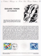 - Document Premier Jour ÉDOUARD PIGNON : LES PLONGEURS - PARIS 3.10.1981 - - Altri & Non Classificati