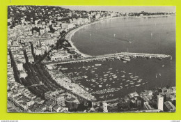 06 CANNES La Côte D'Azur Par AIR FRANCE Carte Publicitaire Pour AIR FRANCE Belle Vue Aérienne VOIR DOS - Advertising