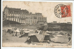 Le Casino Bellevue Et La Plage    1918    N° 307 - Biarritz