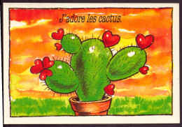 CPM " J'adore Les Cactus " - Humor