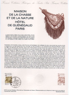 - Document Premier Jour LA MAISON DE LA CHASSE ET DE LA NATURE - PARIS 24.10.1981 - - Documents Of Postal Services