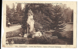 31 Toulouse - XVe Congres National De L'union Federale - 23 -27 Mai 1931 -jardin Des Plantes - Statue D'armand Sylvestre - Toulouse