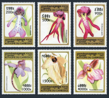 Cambodia 1678-1683,MNH.Michel 1771-1776. Orchids 1997. - Cambodge