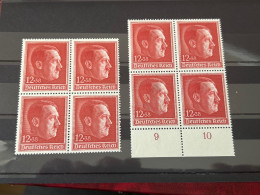 DR  2x 4er Blöcke Der Mi - Nr. 664 Postfrisch** . - Unused Stamps