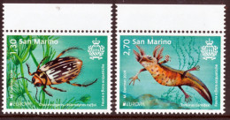 SAN MARINO EUROPA 2024 "Underwater Fauna & Flora" Set Of 2v** - 2024