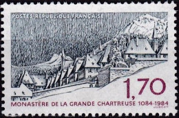 Frankreich, 1984, Mi.Nr. 2457, MNH **, Tourisme : L'édifice Monastique De La Grande Chartreuse - Nuovi