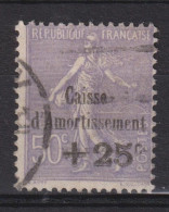 Timbre Oblitéré De France De 1931 YT 277 Caisse D'amortissement - Usados