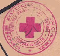 Lettre En Franchise Postale Obl. Lyon 14.08.1941 Cachet CRF - Secours Du Culte / Prêtres Prisonniers De Guerre - Oorlog 1939-45