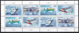 IS258– ISLANDE – ICELAND – 1993 – ICELANDIC POSTAL FLIGHTS – Y&T # 741/4(x2) MNH 22 € - Neufs