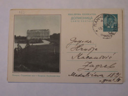 YUGOSLAVIA BUILDING ILLUSTRATED POSTAL CARD 1938 - Altri & Non Classificati